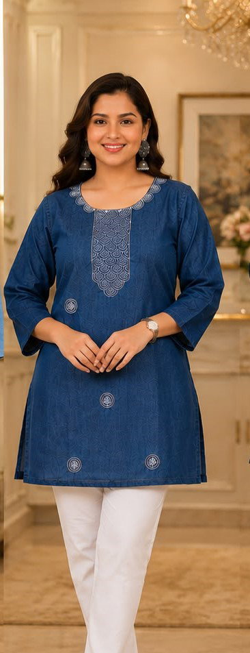 Amrah Wholesale TLC Vol 110 Premium Denim Kurti