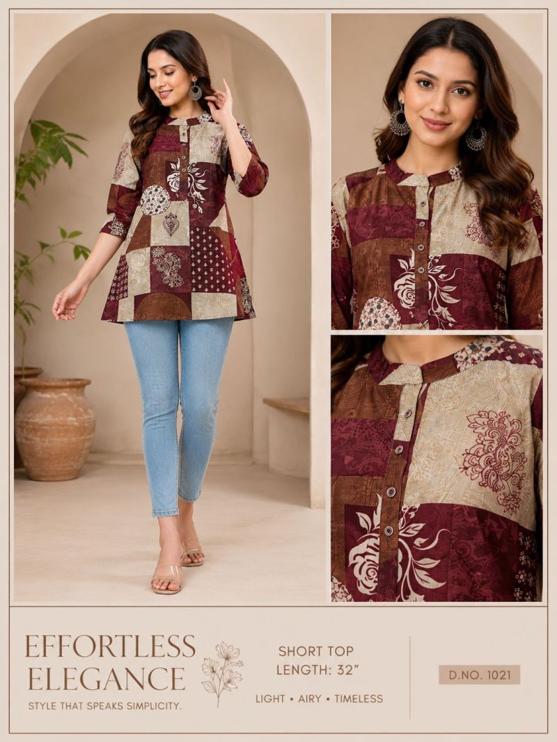 Amrah Wholesale Tlc Vol 137 Berlin Fancy Short Kurti Collection