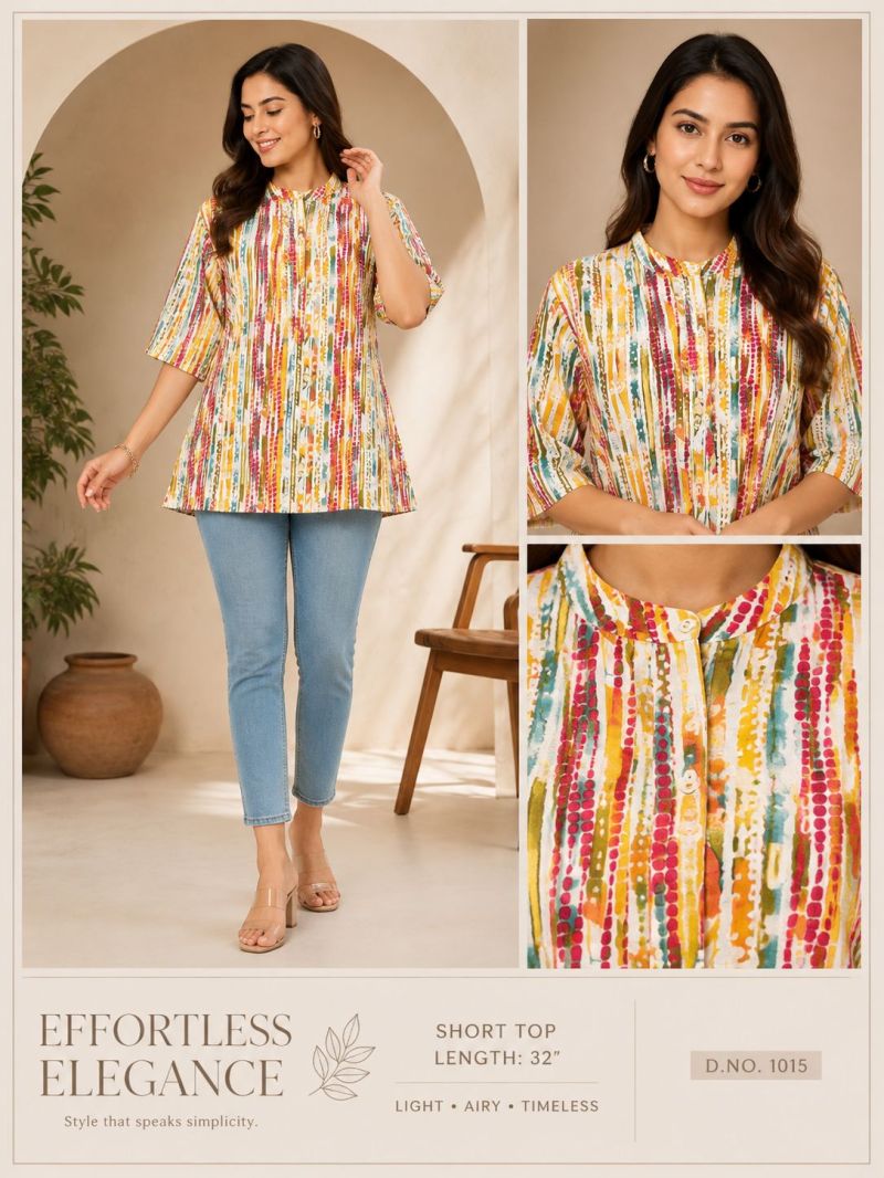 Amrah Wholesale Tlc Vol 137 Berlin Fancy Short Kurti Collection