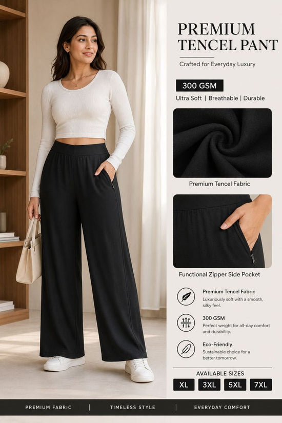 Amrah Wholesale Tlc Vol 139 Tencel Plain Bottom Wear Pants