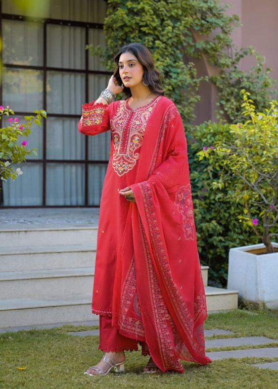 Amrah Wholesale Tlc Vol 187 Cotton Embroidered Suit Set