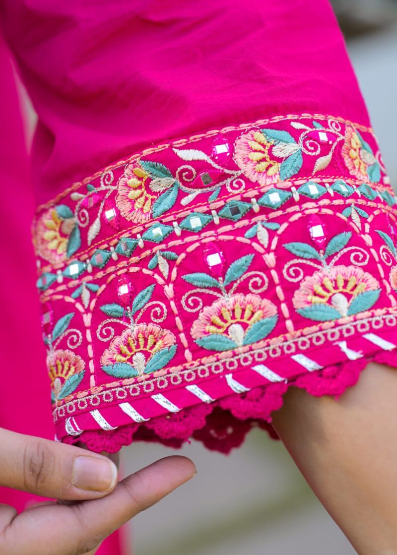 Amrah Wholesale Tlc Vol 187 Cotton Embroidered Suit Set