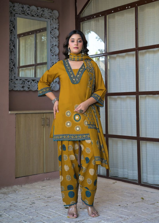 Amrah Wholesale Tlc Vol 192 Cotton Embroidered Farshi Suit Set