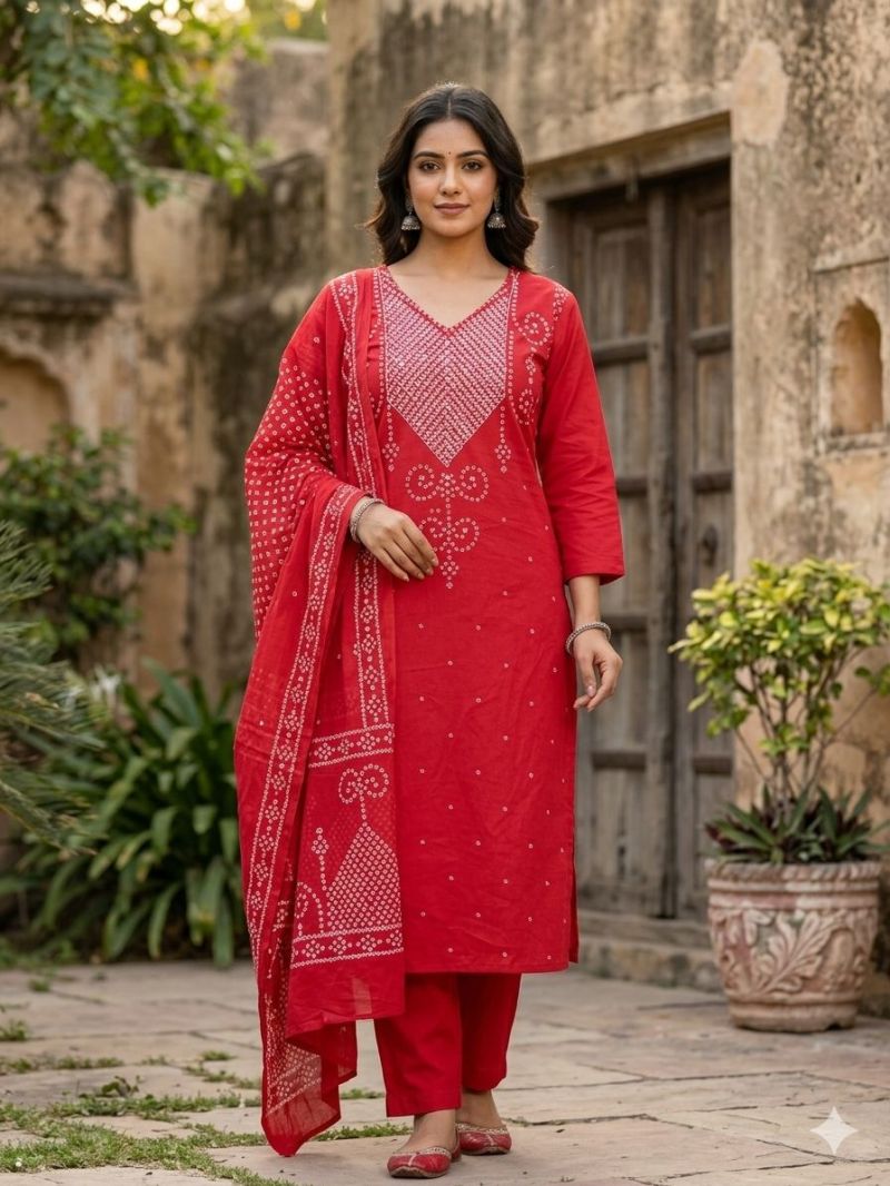 Amrah Wholesale Tlc Vol 20 Cambric Cotton Kurti Pant Dupatta Set