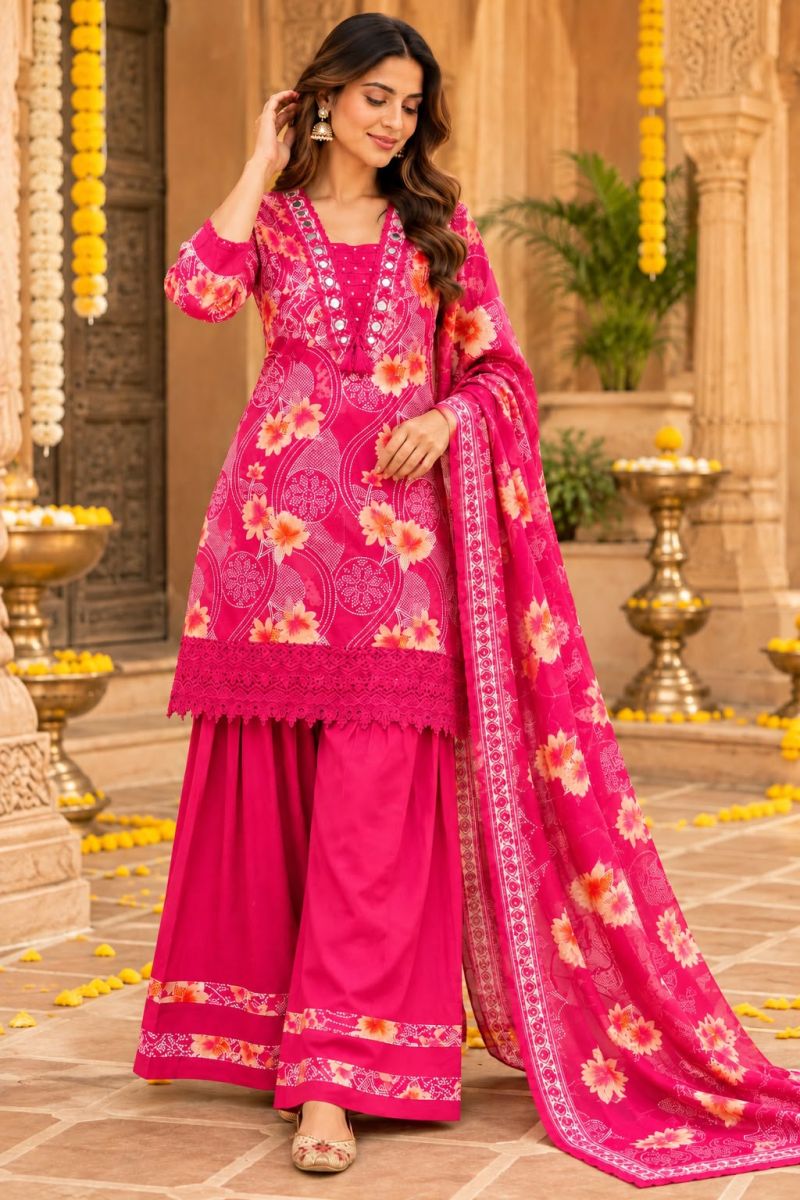 Amrah Wholesale Tlc Vol 204 Cotton Salwar Suit Set