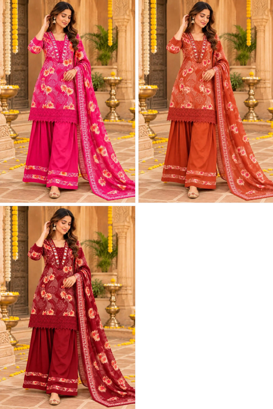 Amrah Wholesale Tlc Vol 204 Cotton Salwar Suit Set