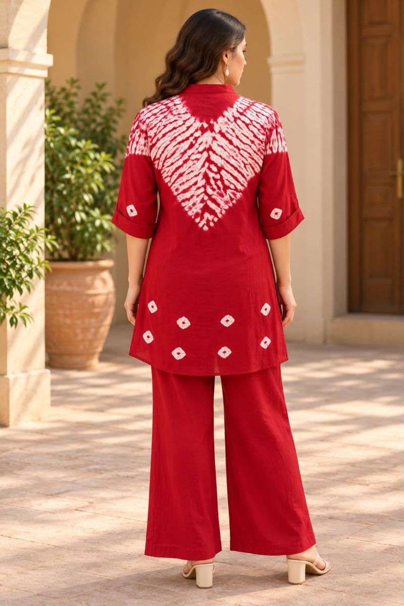 Amrah Wholesale Tlc Vol 206 Santoon Shibori Co Ord Set