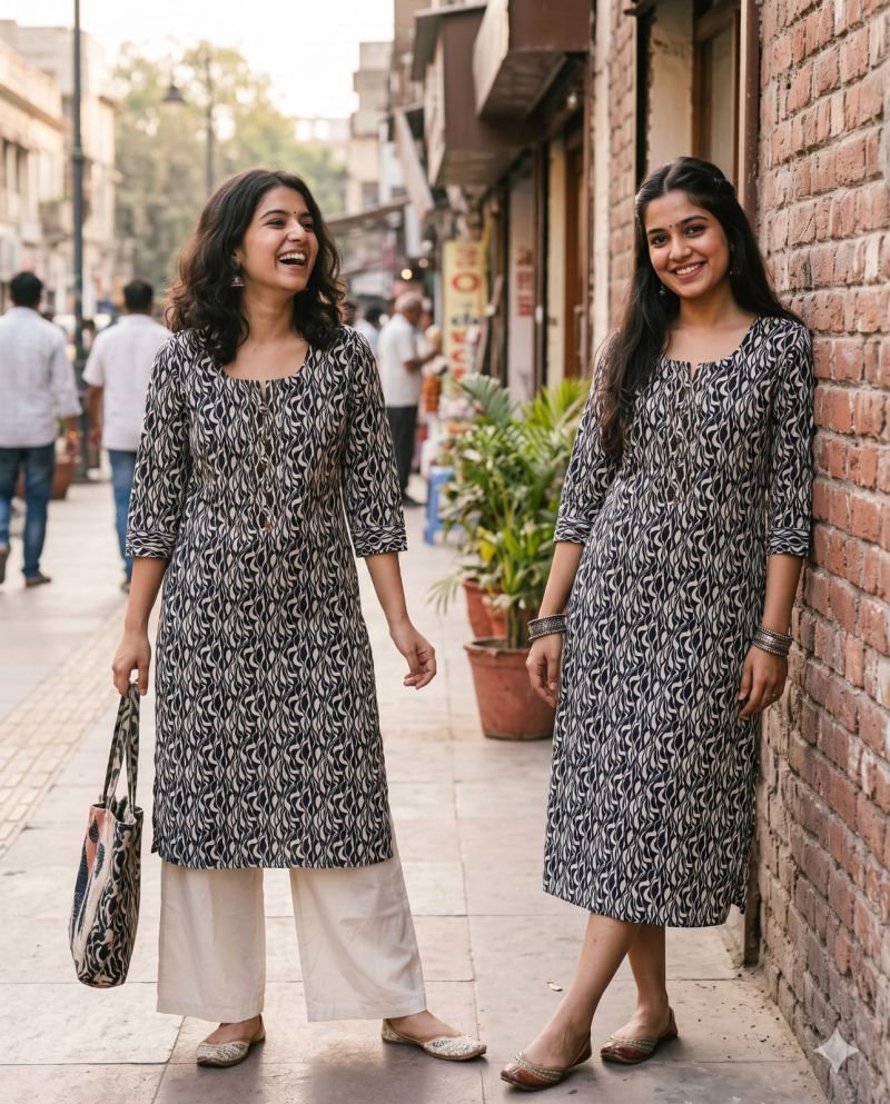 Amrah Wholesale Tlc Vol 209 Cotton Foil Print Kurti