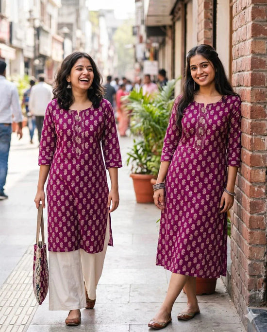 Amrah Wholesale Tlc Vol 209 Cotton Foil Print Kurti