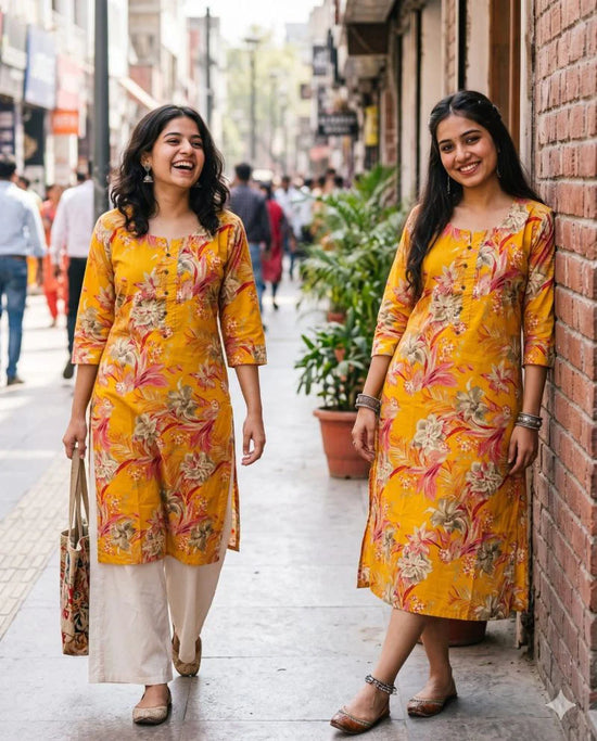 Amrah Wholesale Tlc Vol 209 Cotton Foil Print Kurti