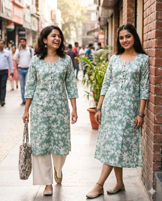 Amrah Wholesale Tlc Vol 209 Cotton Foil Print Kurti
