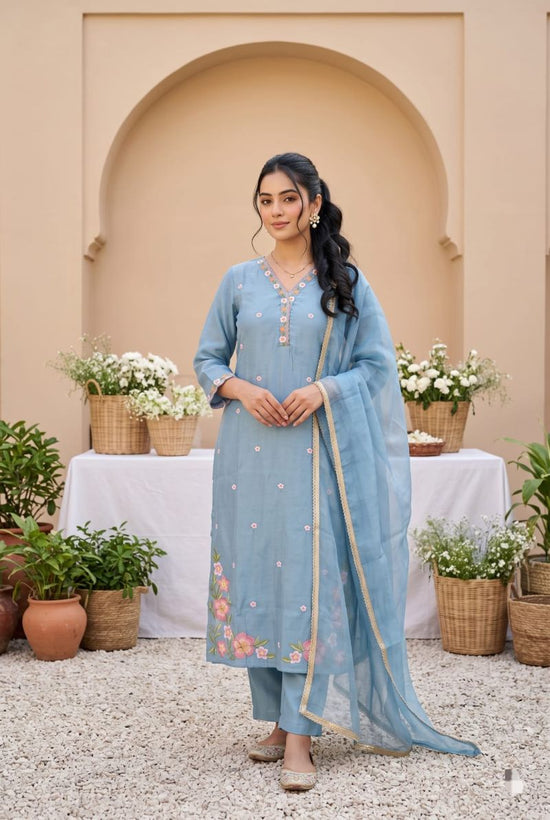Amrah Wholesale Tlc Vol 210 Mul Chanderi Salwar Suit Set