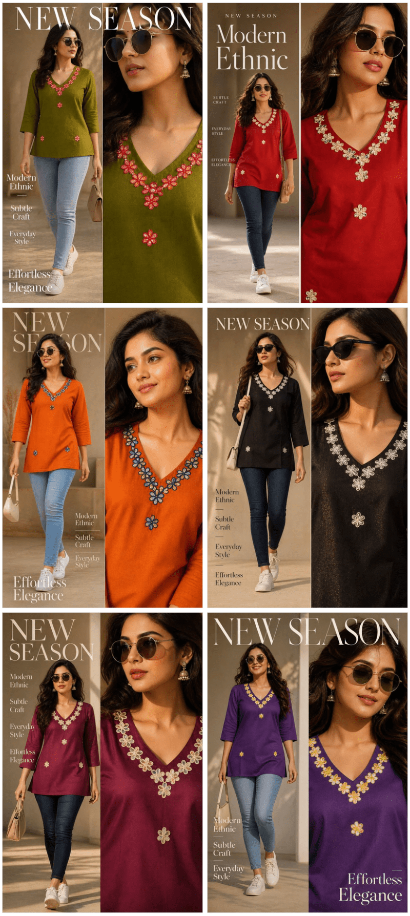 Amrah Wholesale Tlc Vol 30 Dhabu Cotton Kurti - Amrah Wholesale