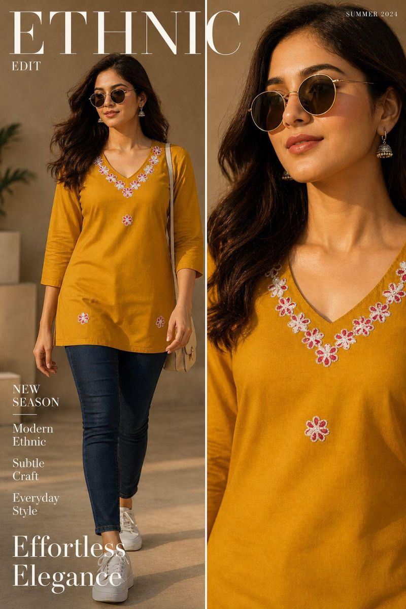 Amrah Wholesale Tlc Vol 30 Dhabu Cotton Kurti - Amrah Wholesale