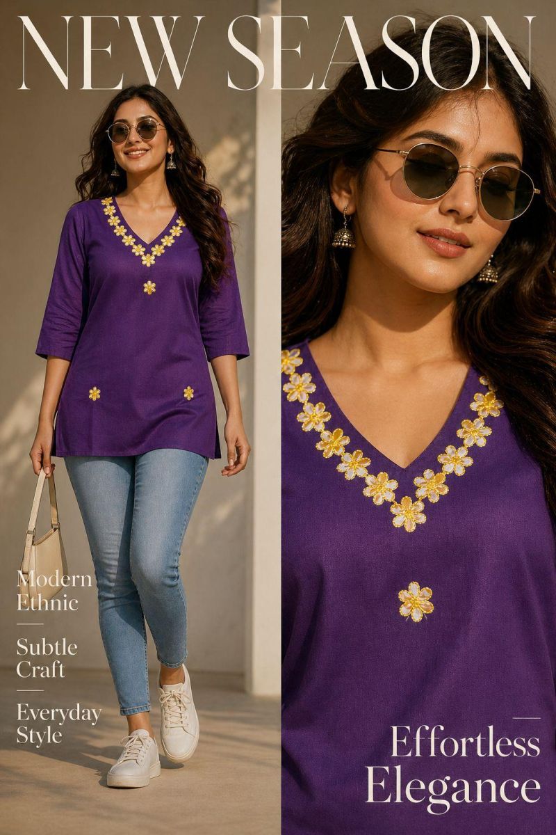 Amrah Wholesale Tlc Vol 30 Dhabu Cotton Kurti - Amrah Wholesale