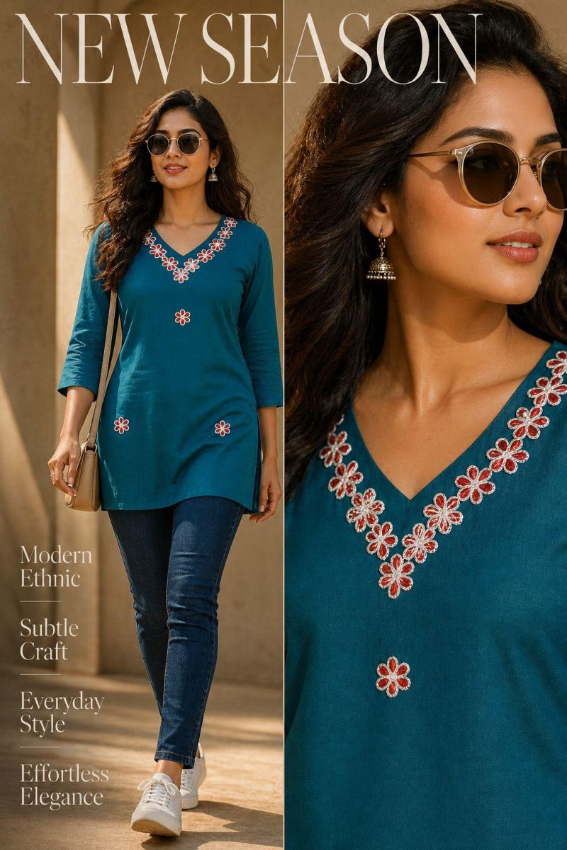 Amrah Wholesale Tlc Vol 30 Dhabu Cotton Kurti - Amrah Wholesale