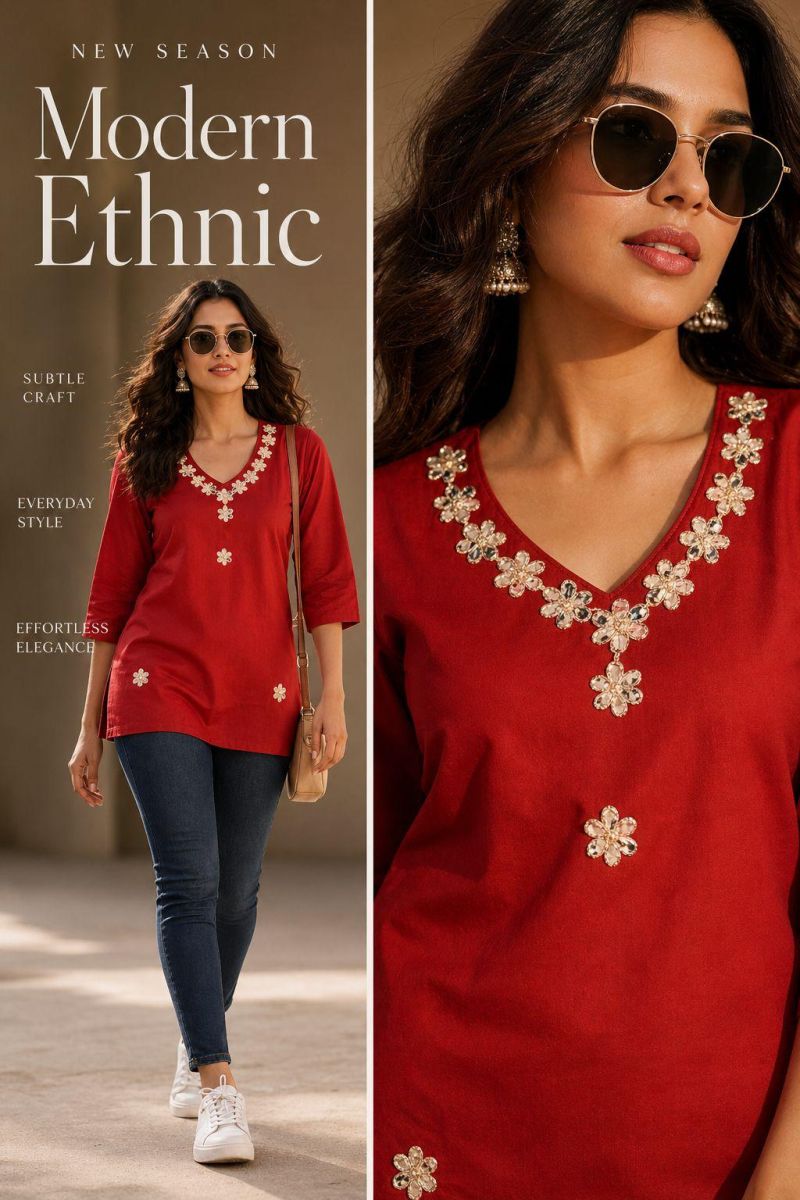 Amrah Wholesale Tlc Vol 30 Dhabu Cotton Kurti - Amrah Wholesale