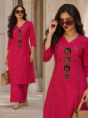 Amrah Wholesale Tlc Vol 47 Dhabu Cotton Kurti Set - Amrah Wholesale