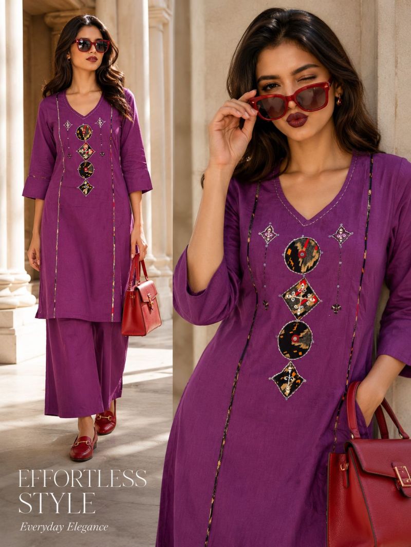 Amrah Wholesale Tlc Vol 47 Dhabu Cotton Kurti Set
