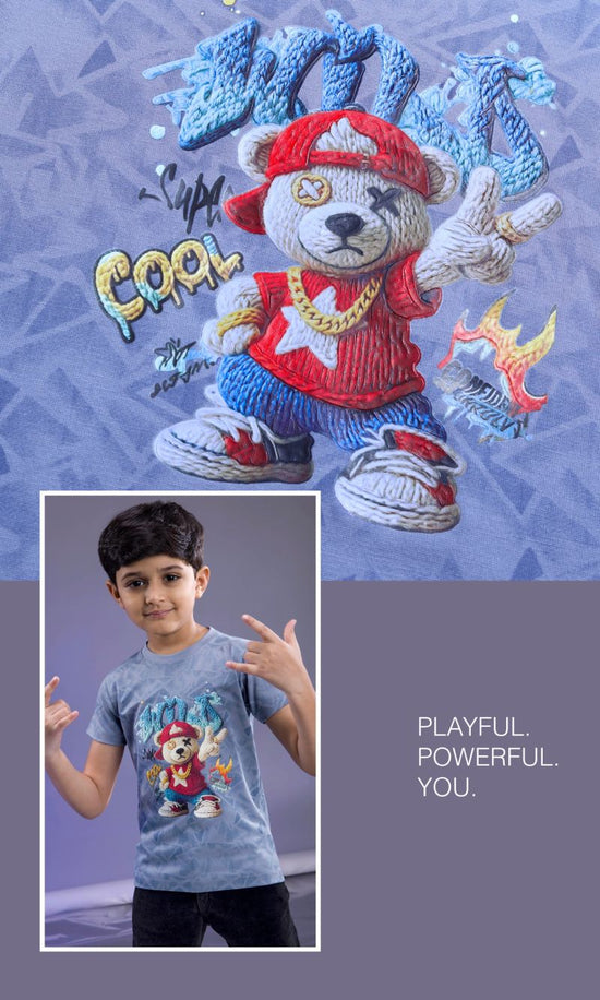 Amrah Wholesale Tlc Vol 52 Imported Tencel Lycra Printed Boys T-Shirt Collection - Amrah Wholesale