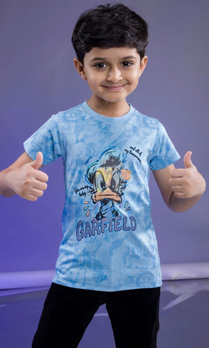 Amrah Wholesale Tlc Vol 52 Imported Tencel Lycra Printed Boys T-Shirt Collection - Amrah Wholesale