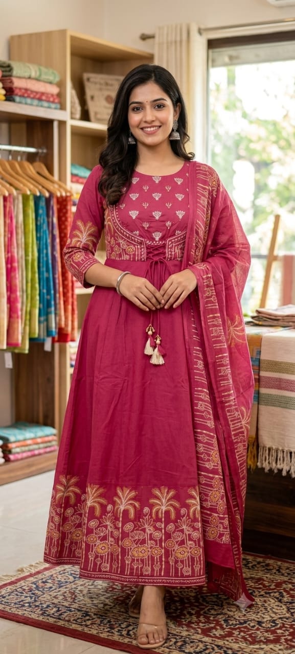 Amrah Wholesale TLC Vol 56 Cotton Printed Kurti Pant Dupatta Set - Amrah Wholesale