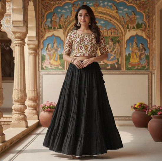 Amrah Wholesale Tlc Vol 62 Cotton Plain Casual Wear Skirt