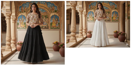 Amrah Wholesale Tlc Vol 62 Cotton Plain Casual Wear Skirt