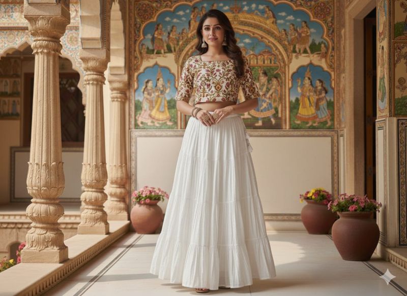 Amrah Wholesale Tlc Vol 62 Cotton Plain Casual Wear Skirt