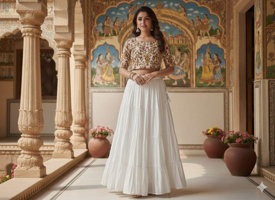 Amrah Wholesale Tlc Vol 62 Cotton Plain Casual Wear Skirt