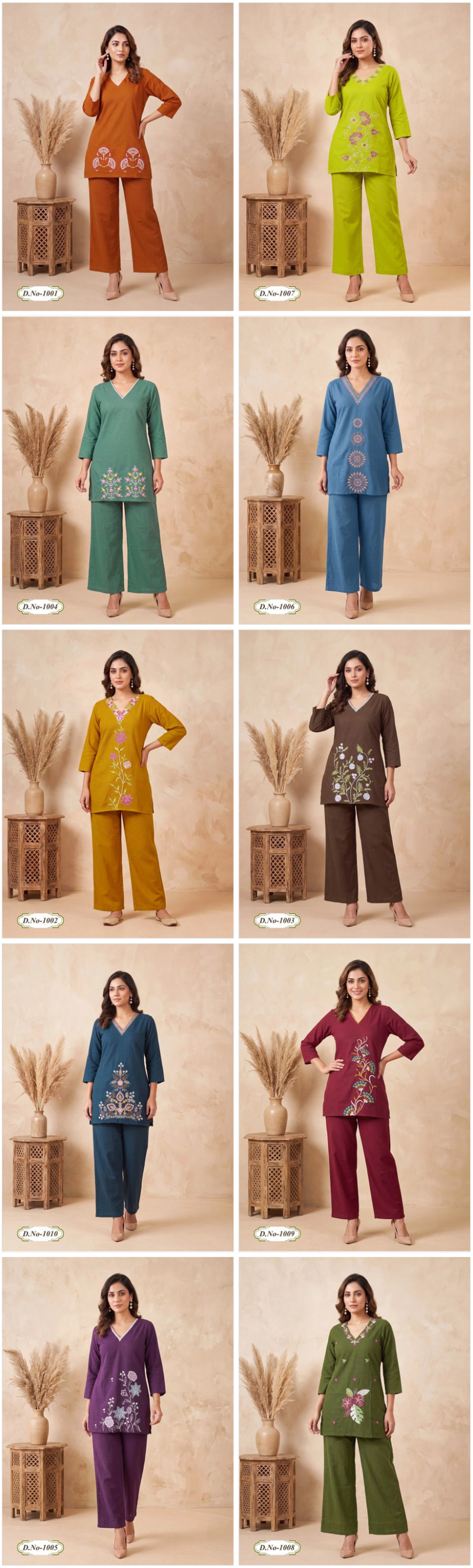 Amrah Wholesale TLC Vol 97 Cotton Co Ord Set