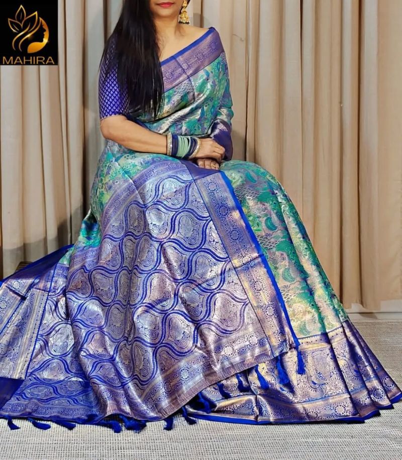 Amrah Wholesale Toxic Silk Pattu Silk Saree