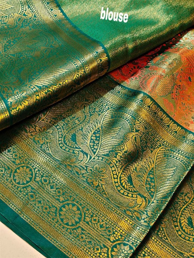 Amrah Wholesale Toxic Silk Pattu Silk Saree