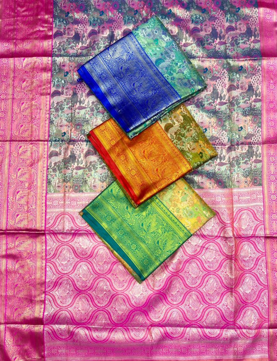 Amrah Wholesale Toxic Silk Pattu Silk Saree