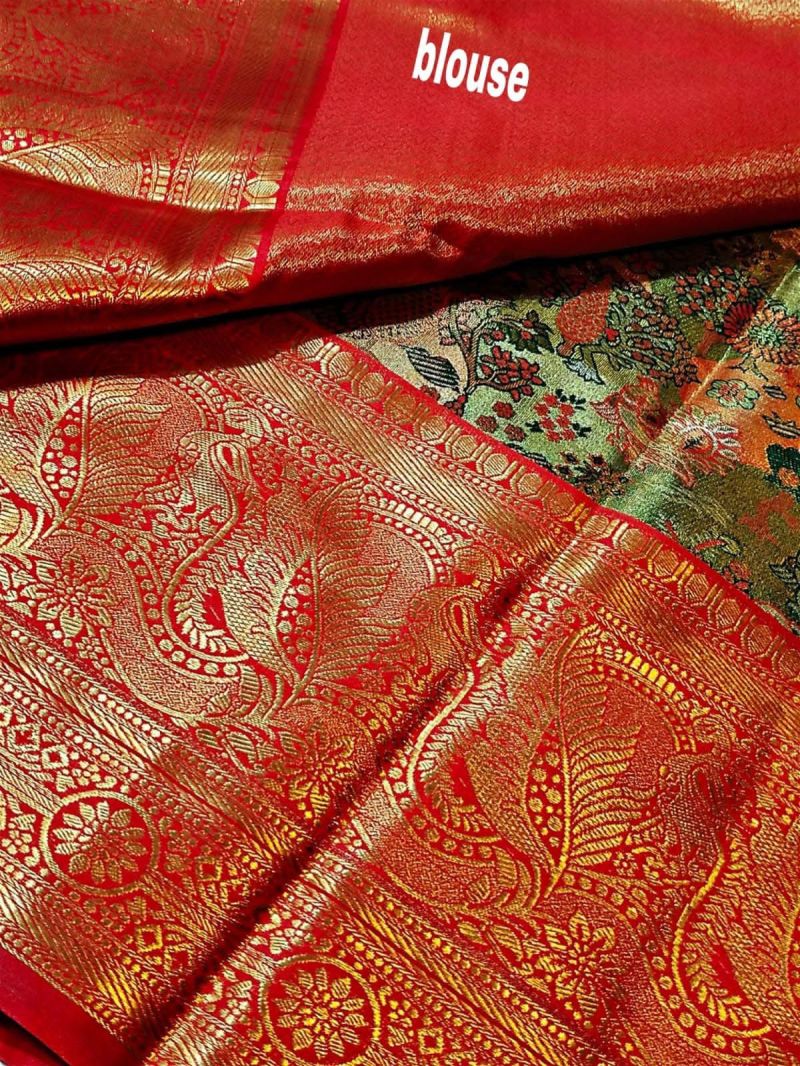 Amrah Wholesale Toxic Silk Pattu Silk Saree