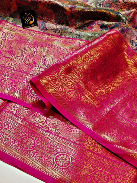 Amrah Wholesale Toxic Silk Pattu Silk Saree