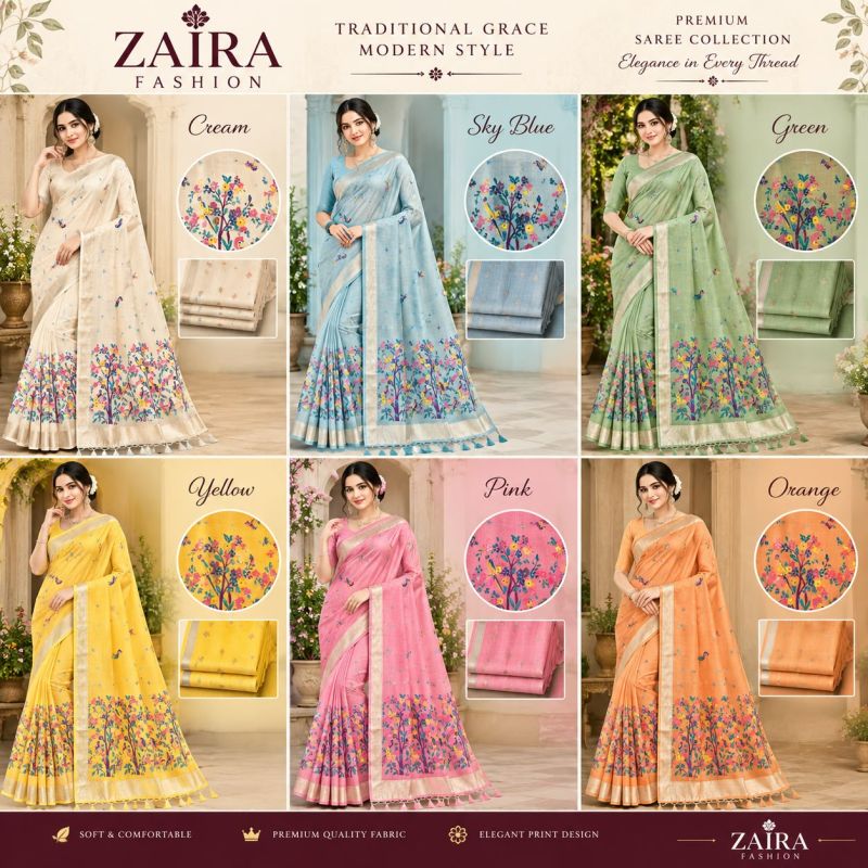 Amrah Wholesale Tree Vol 1 Peshwai Cotton Saree
