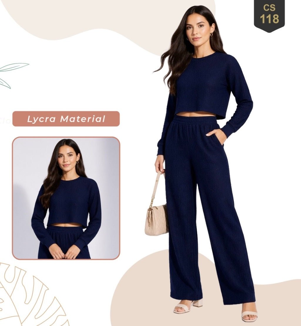 Amrah Wholesale Trendy Lucy Lycra Polyester Co Ord Set - Amrah Wholesale