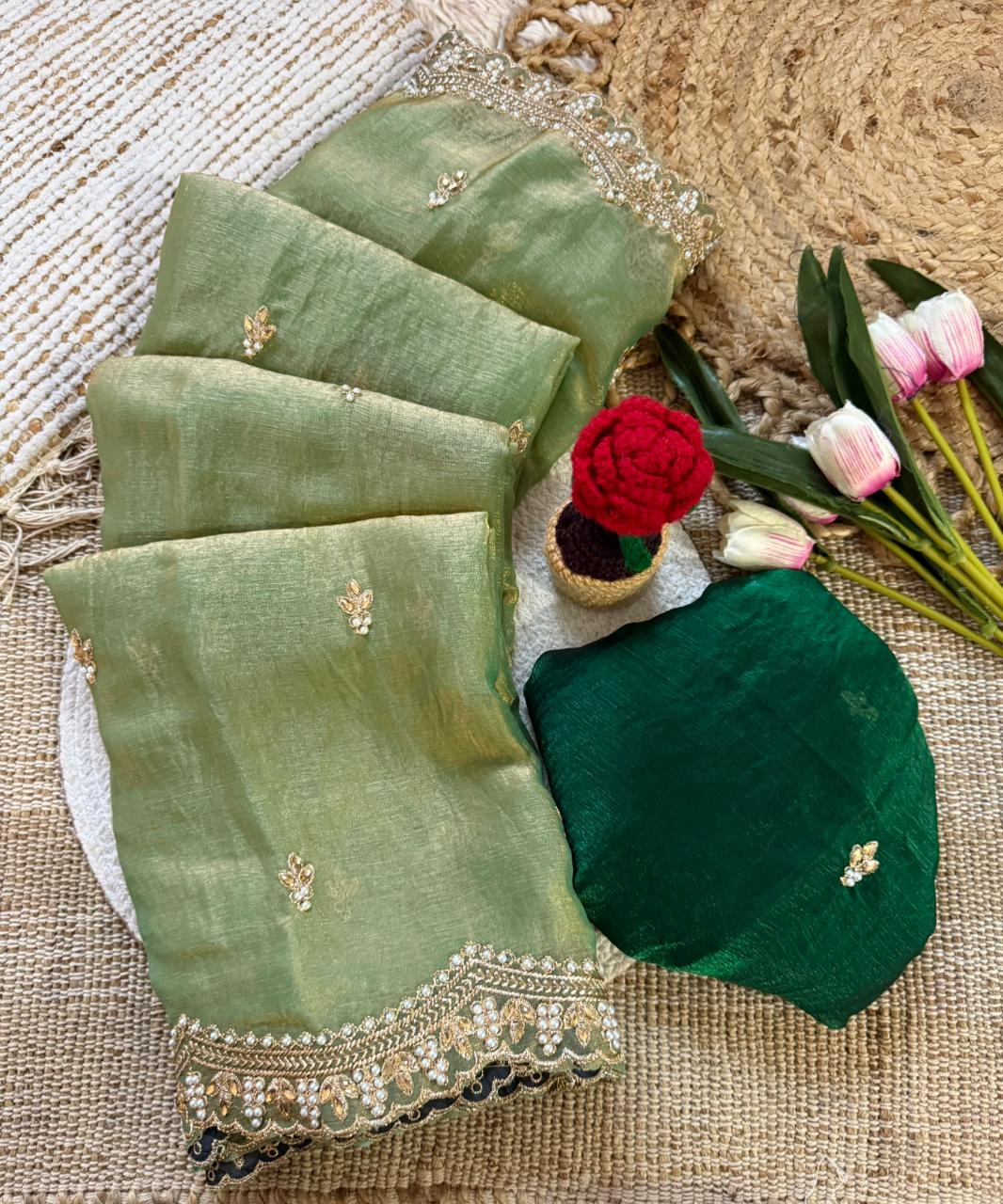 Amrah Wholesale Vt 862 T Fendy Chiffon Silk Saree - Amrah Wholesale