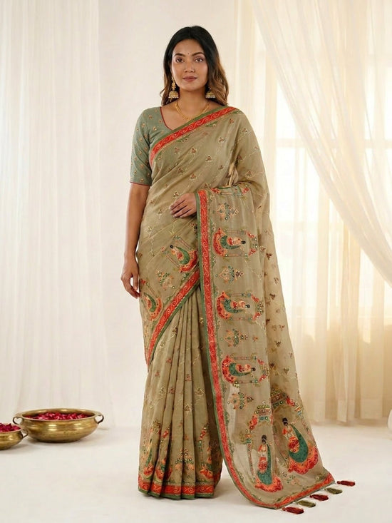Amrah Wholesale Vt 871 T Pure Shimmer Silk Designer Saree - Amrah Wholesale