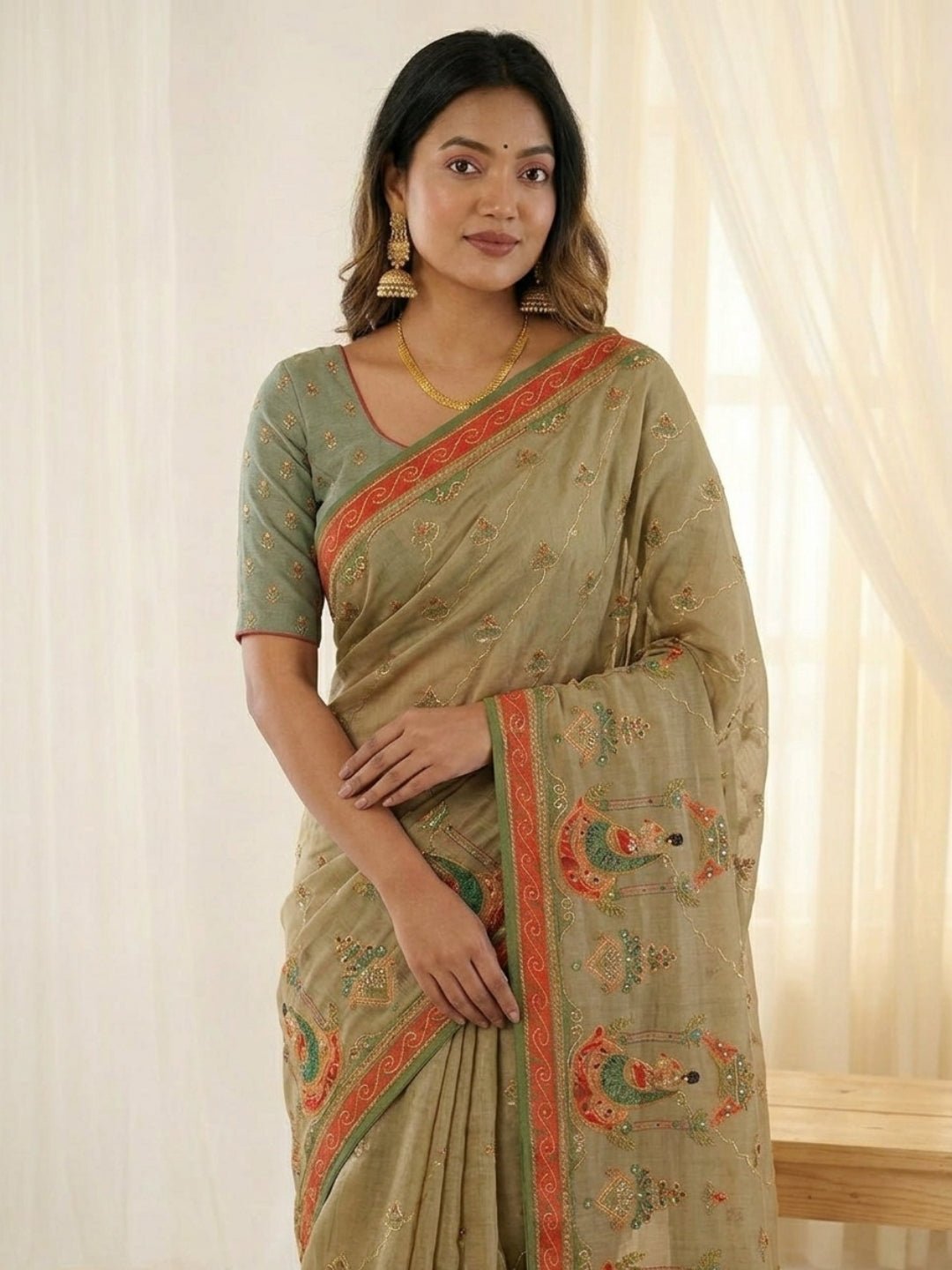 Amrah Wholesale Vt 871 T Pure Shimmer Silk Designer Saree - Amrah Wholesale