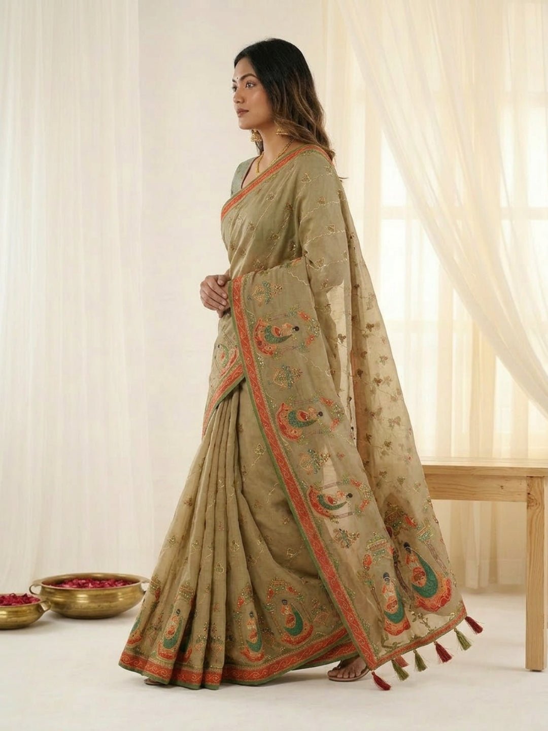 Amrah Wholesale Vt 871 T Pure Shimmer Silk Designer Saree - Amrah Wholesale
