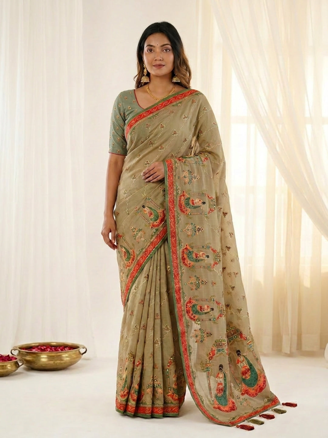 Amrah Wholesale Vt 871 T Pure Shimmer Silk Designer Saree