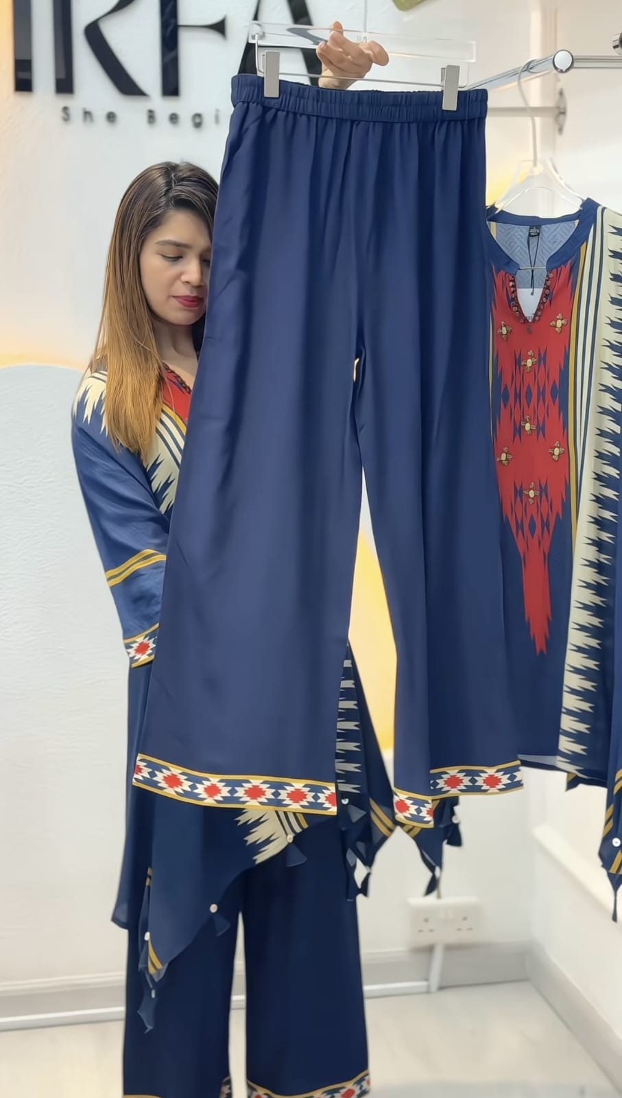 Amrah Wholesale Yd 069 Muslin Cotton Kurti Pant Set - Amrah Wholesale