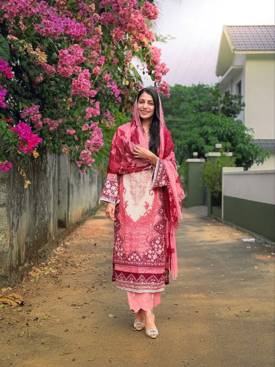 Amrah Yd 68 Cotton Pakistani Suit Set