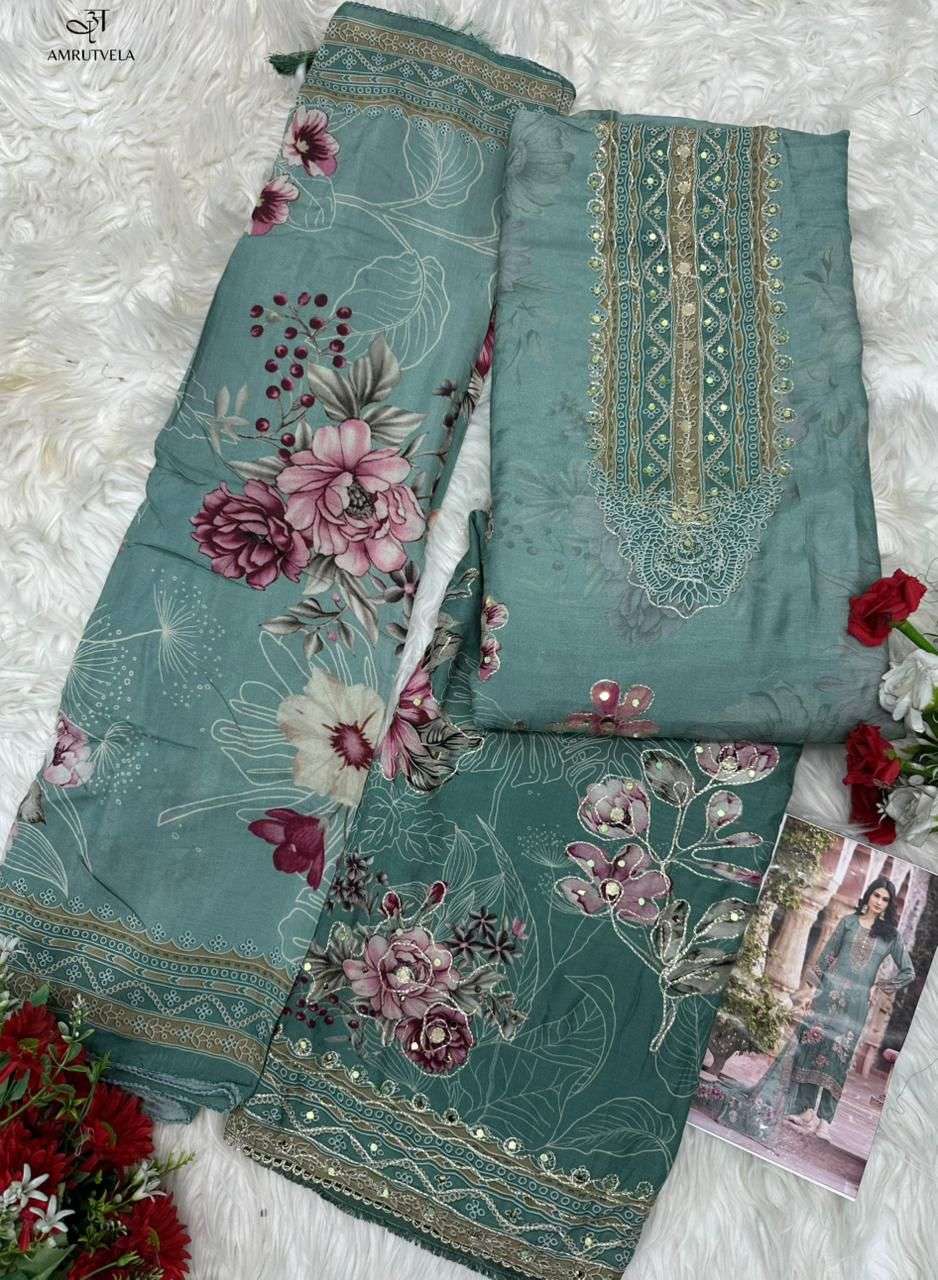 Amrutvela AT - 209 Pakistani Suit Wholesale Catalogue - Amrah Wholesale
