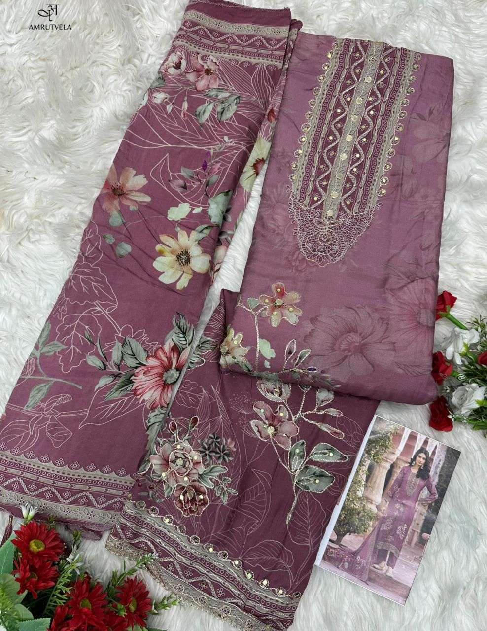 Amrutvela AT - 209 Pakistani Suit Wholesale Catalogue - Amrah Wholesale