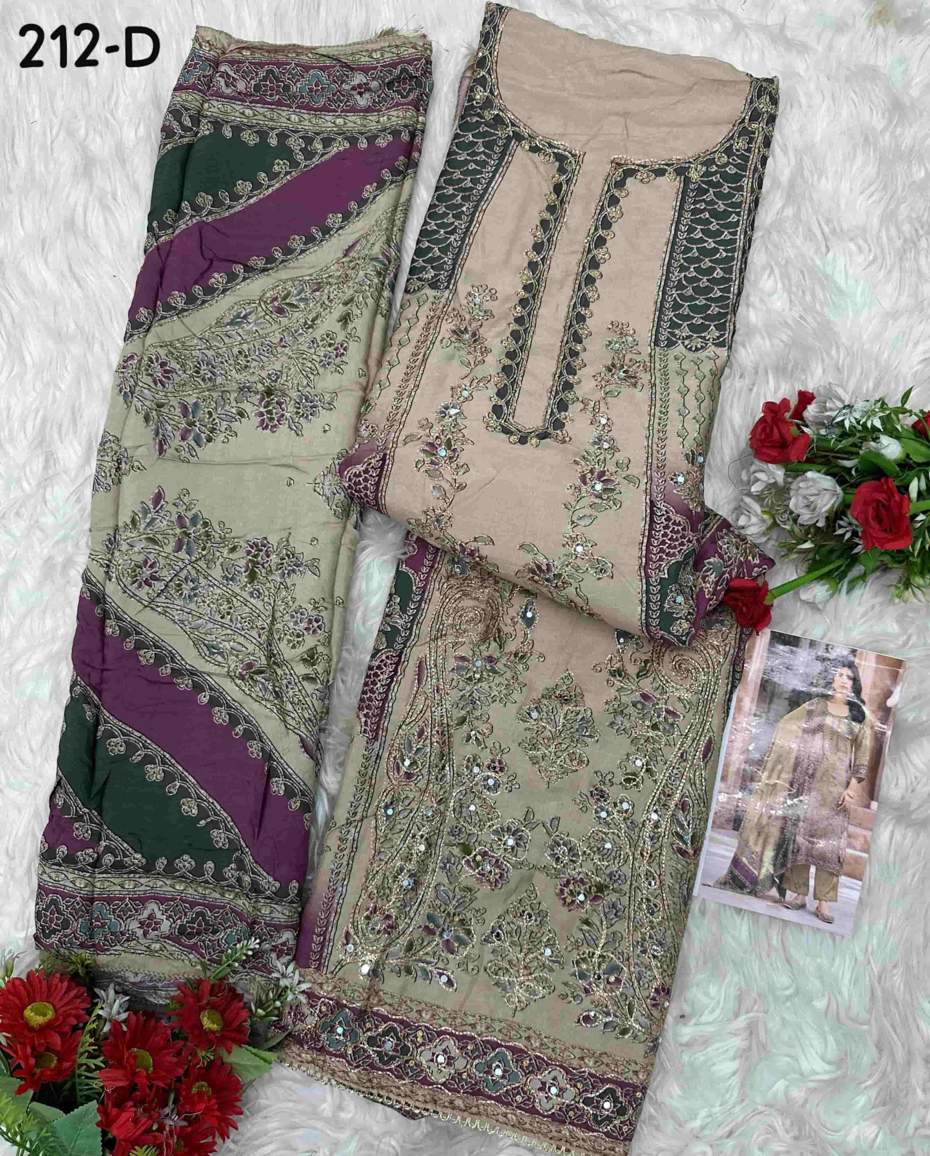 Amrutvela AT-212 Viscose Muslin Pakistani Suit