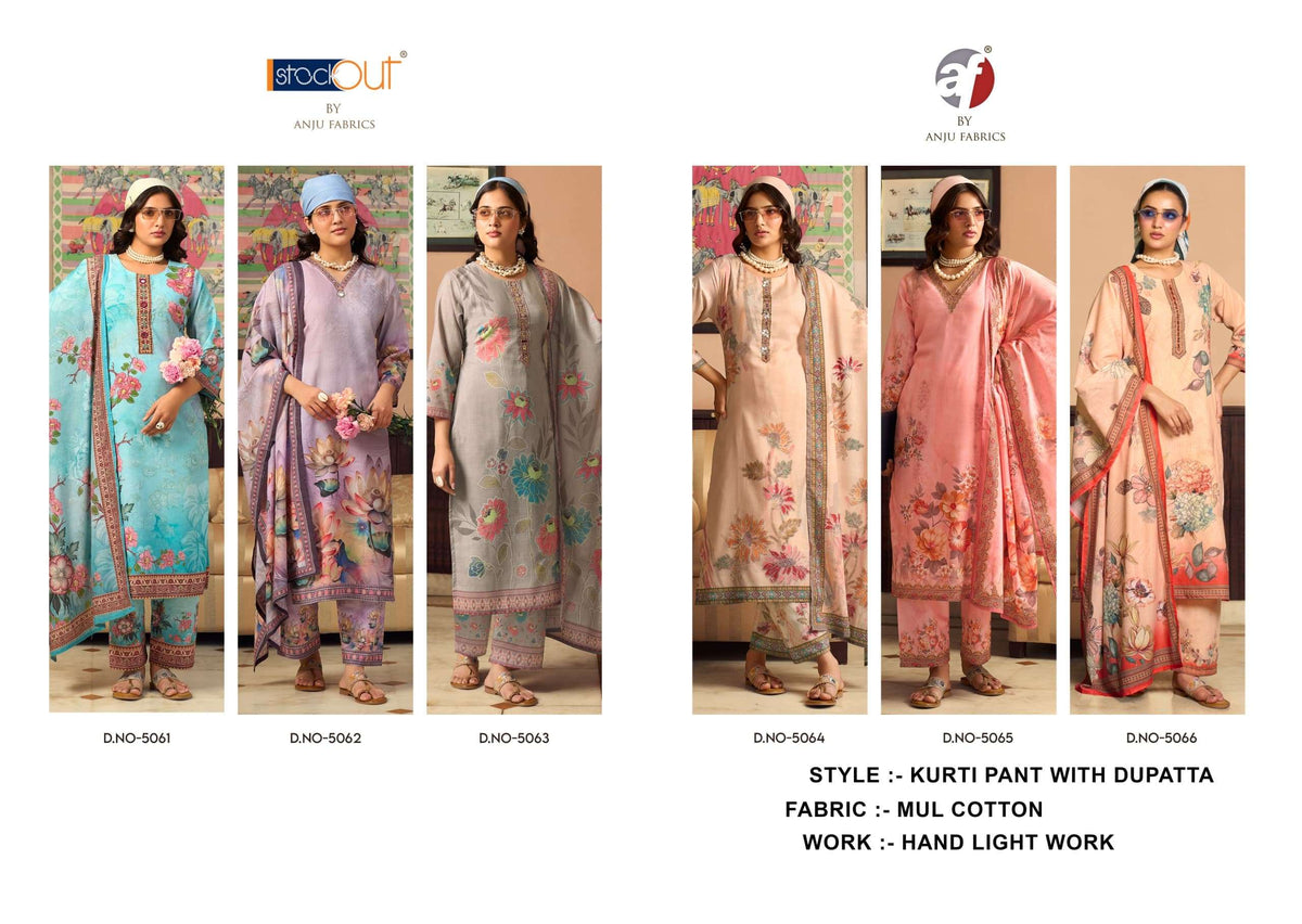 Anju Fabric Comfort Lady Vol - 03 - Amrah Wholesale