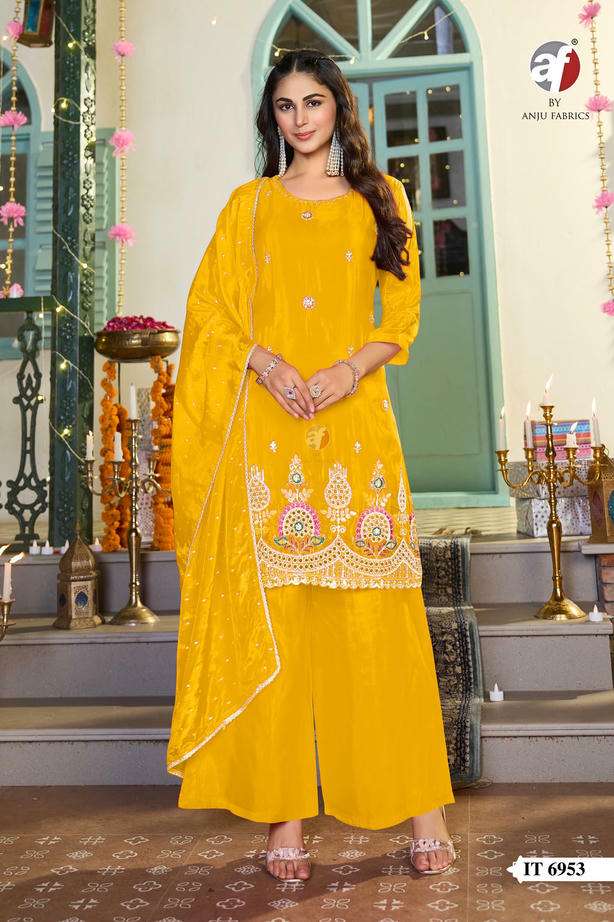 Anju Fabric It 6952 - Amrah Wholesale